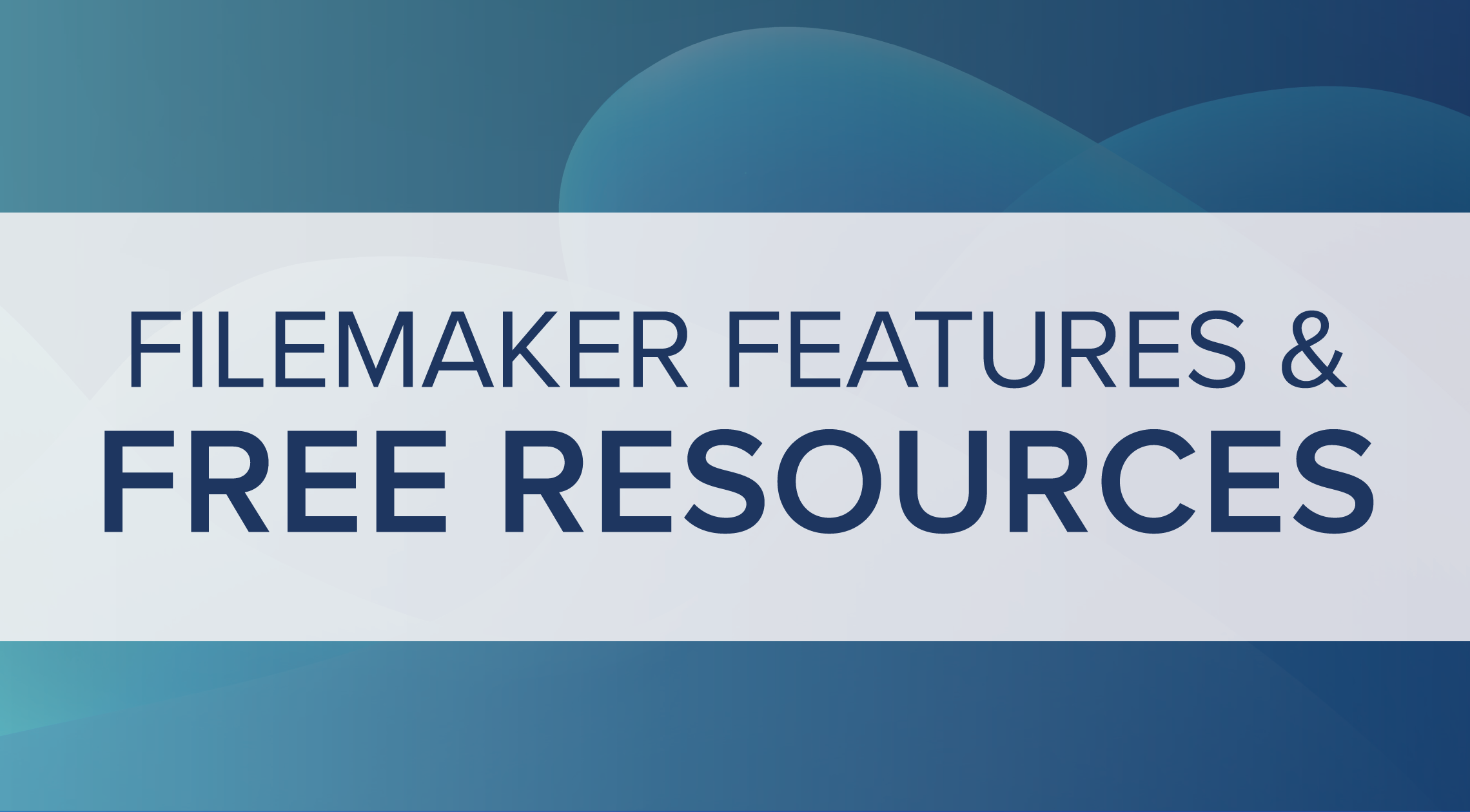 FileMaker Free Resources