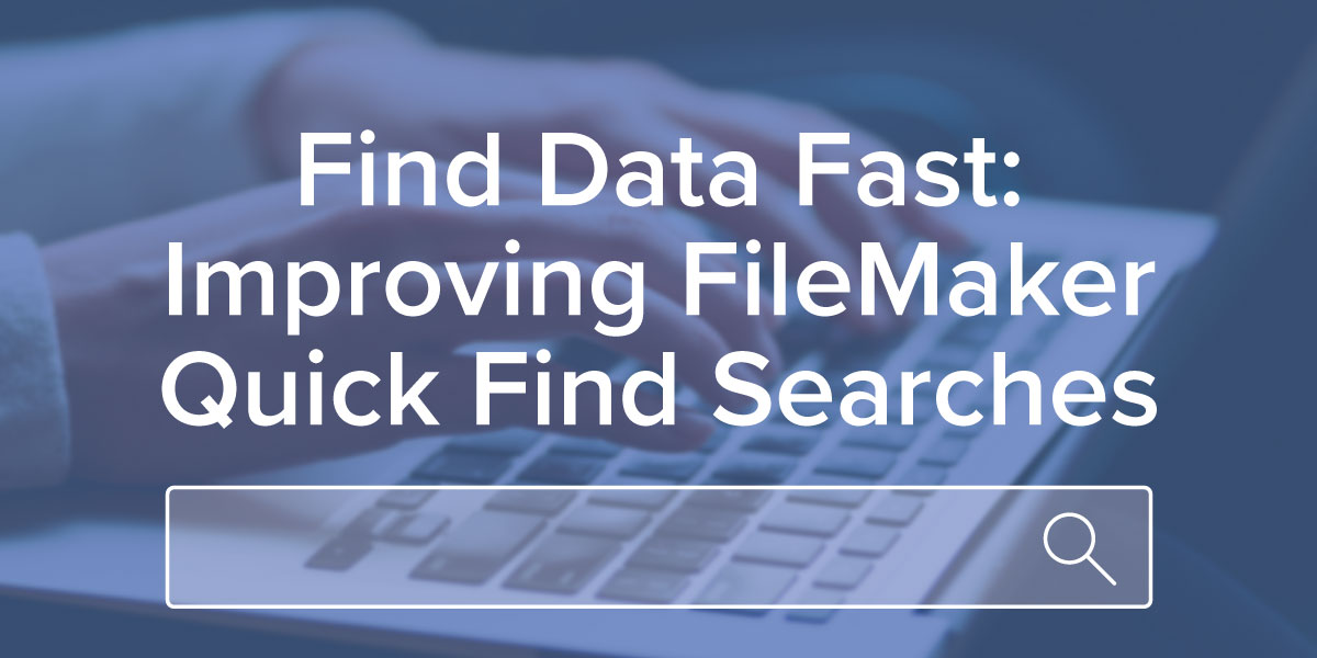 FileMaker Quick Find Searches
