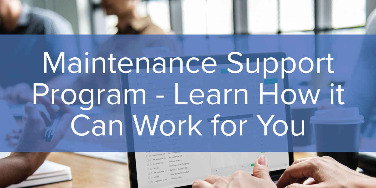 MSP Maintenance Support Program