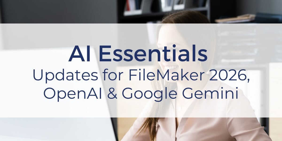 AI Essentials for FileMaker Developers