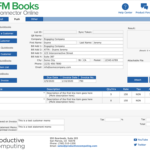 FM Books Connector Online plug-in demo of pushing data to QuickBooks Online